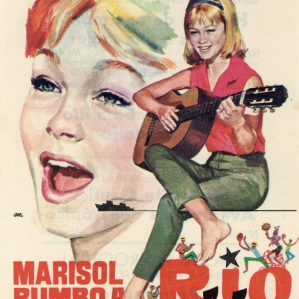 Programa de la película Marisol rumbo a Rio. 1963