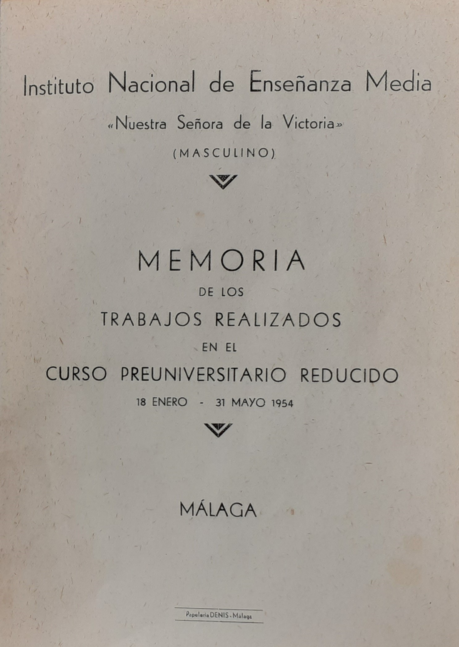 MemoINEM 1954