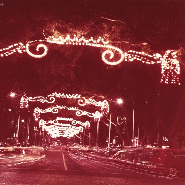 Iluminación nocturna Paseo del Parque - Feria 1961