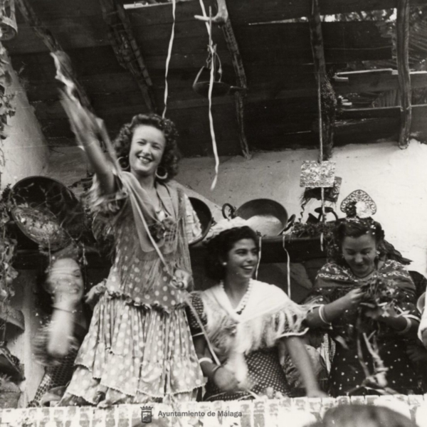 Batalla de Flores en el Paseo del Parque 1942