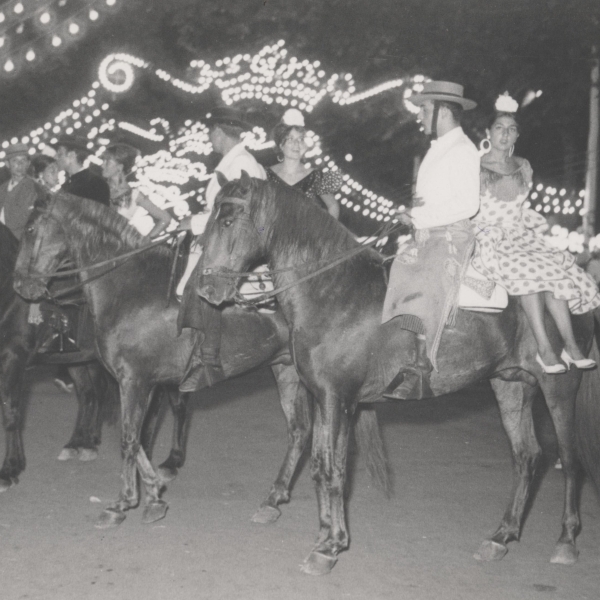 Caballistas en la Feria 1964