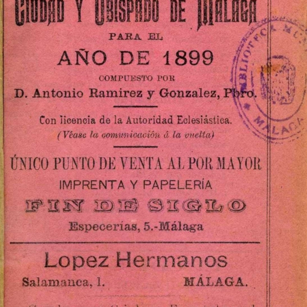 Almanaque de Málaga de 1899