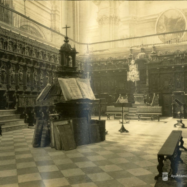 Coro de la Catedral de Málaga. Años 50