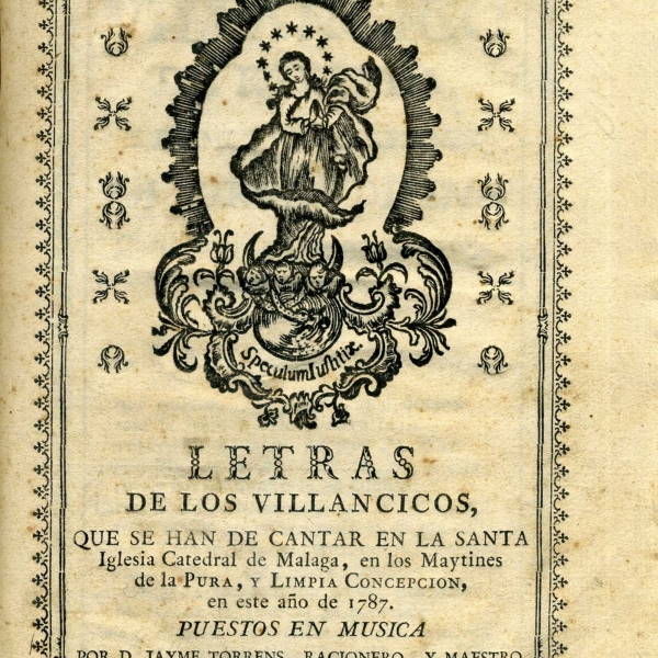 Letras de los villancicos... 1787