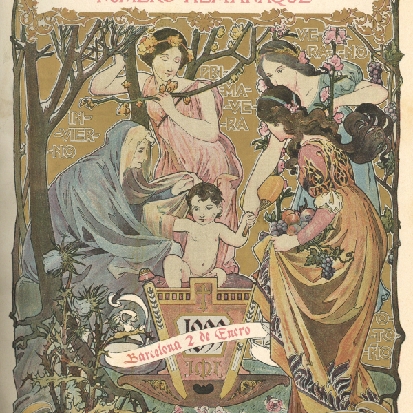 Portada de La Ilustración Artística del 2 de enero de 1899