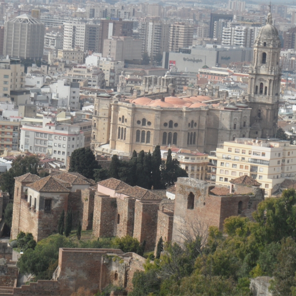 Vista general de Málaga, año 2013.