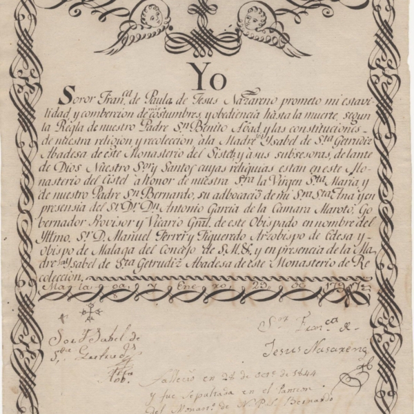 [GALERIA]Cartas de profesión