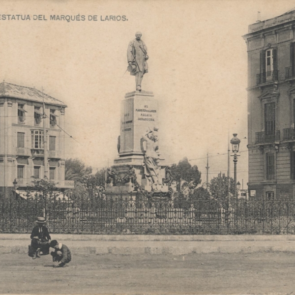 Monumento al Marqués de Larios. Año 1901