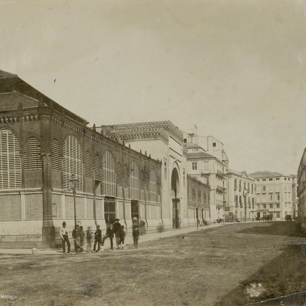 Vista Mercado Atarazanas. Año 1880