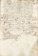 Libro Provisiones vol.29,fol.142 Título de Procurador Miguel Pizarro año 1745