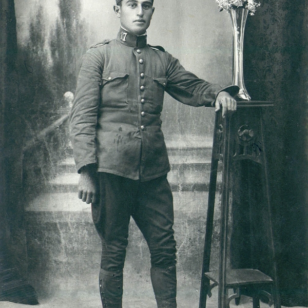 Soldado destina a África. 1920