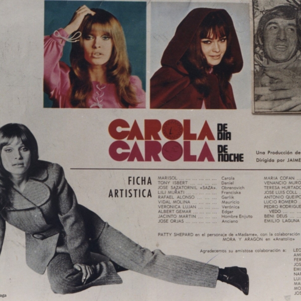 Cartel de la película Carola de día Carola de noche. 1969