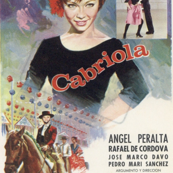 Programa de la película Cabriola. 1965