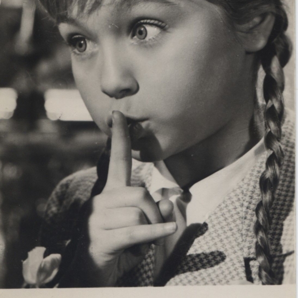 Retrato de Marisol en la película Un rayo de luz. 1961